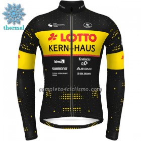 Maglia 2022 Lotto-Kern Haus Manica Lunga Winter Invernale Giallo Nero